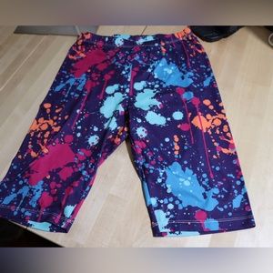 Sissycos tie dye biker shorts, size small-large